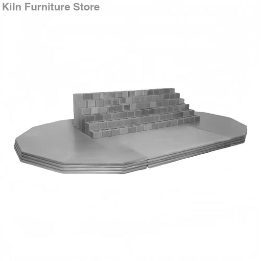 Kiln Furniture Kit for Skutt 1627-3PK - 26’’ half 12 sided: 8 pcs / 16’’ x 13’’ rectangular: 8 pcs / Posts: 90 pcs