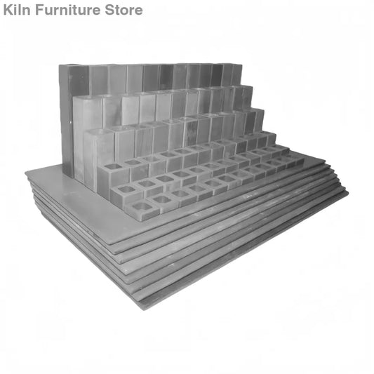 L&L Kiln Furniture Kit for EL2436 Easy-Load - 11’’ x 22’’ x 5/16’’: 8 pcs / Posts: 72 pcs