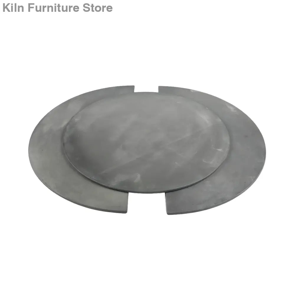 25″ x 12.5″ x 5/16″ Half Round Advanced Ceramics Kiln Shelf - 25″ Half Round x 5/16″/8 lb.