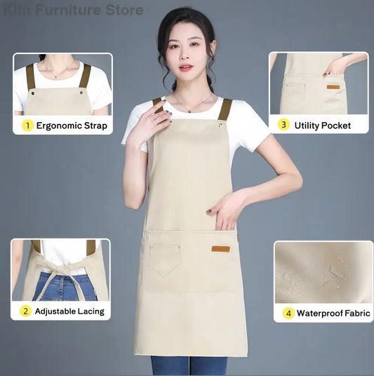 An Apron Specially For Potters - Beige