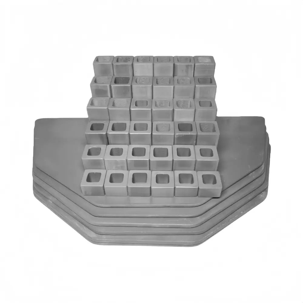 Kiln Furniture Kit for Skutt 1022-3 - 20’’ x 10’’ x 5/16’’ half 10 sided: 6 pcs / Posts: 36 pcs