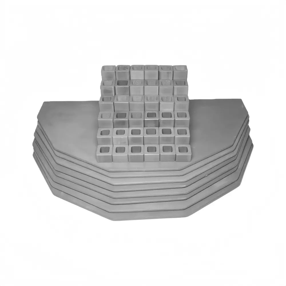 Kiln Furniture Kit for Skutt 1222-3 - 26’’ x 13’’ x 5/16’’ half 12 sided: 6 pcs / Posts: 36 pcs