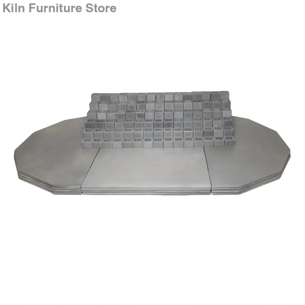 Kiln Furniture Kit for Skutt 1627-3PK - 26’’ half 12 sided: 8 pcs / 16’’ x 13’’ rectangular: 8 pcs / Posts: 90 pcs