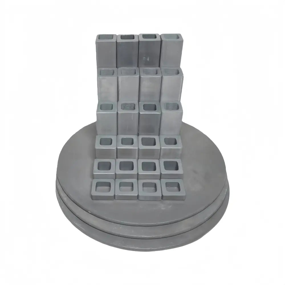 L&L Kiln Furniture Kit for e18S-3 Easy-Fire - 15’’ x 5/16’’ Round: 3 pcs / Posts: 24 pcs