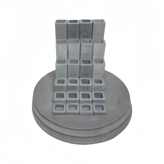 L&L Kiln Furniture Kit for e18S-3 Easy-Fire - 15’’ x 5/16’’ Round: 3 pcs / Posts: 24 pcs