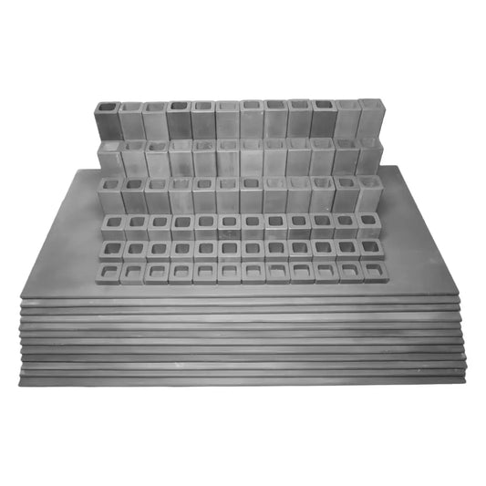 L&L Kiln Furniture Kit for EL2848 EASY-LOAD - 12’’ x 24’’ x 5/16’’: 12 pcs / Posts: 72 pcs