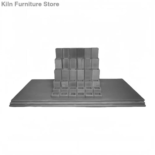 L&L Kiln Furniture Kit for eLF1626 - 12’’ x 24’’ x 5/16’’: 3 pcs / Posts: 36 pcs