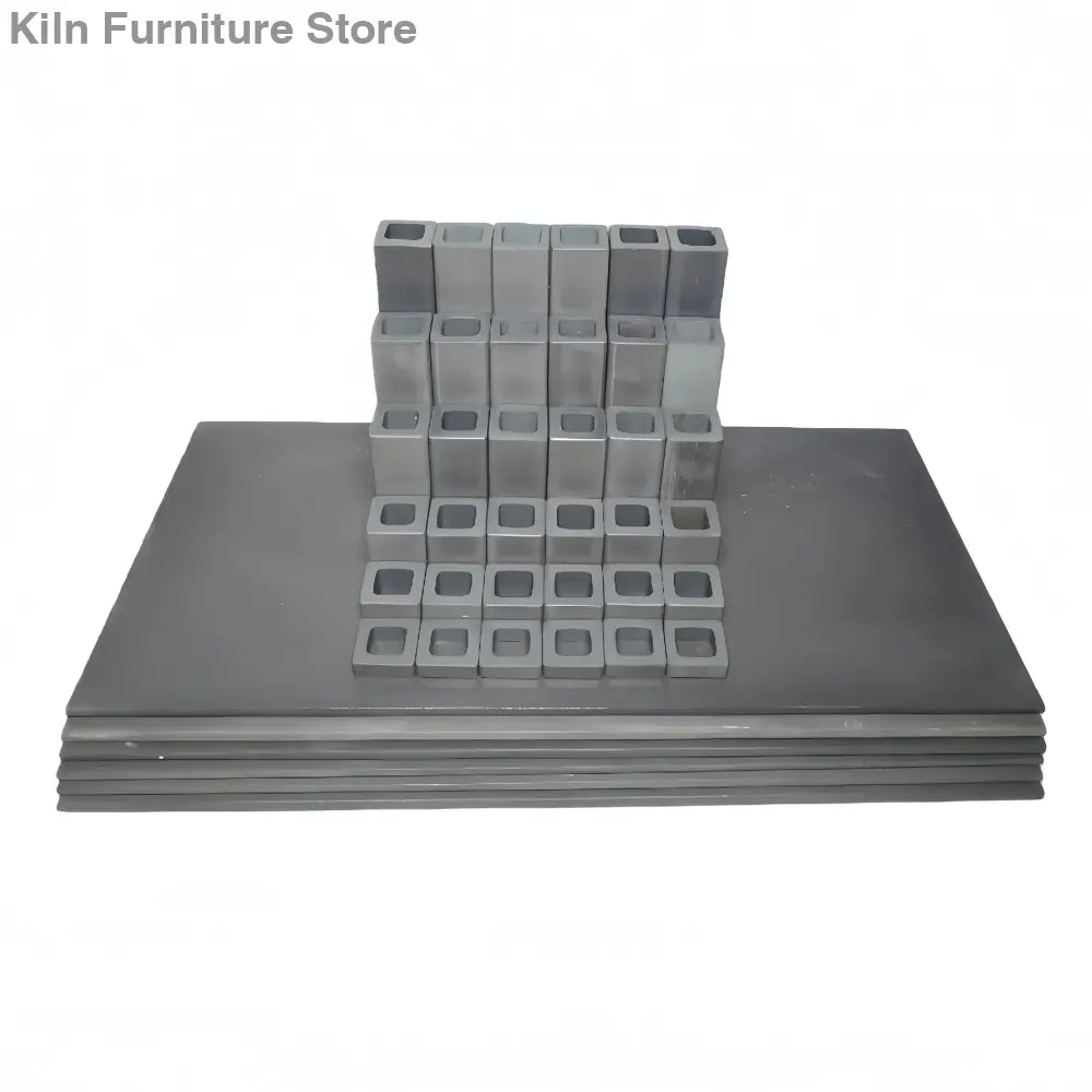 L&L Kiln Furniture Kit for XB2818 - 12’’ x 24’’ x 5/16’’: 6 pcs / Posts: 36 pcs