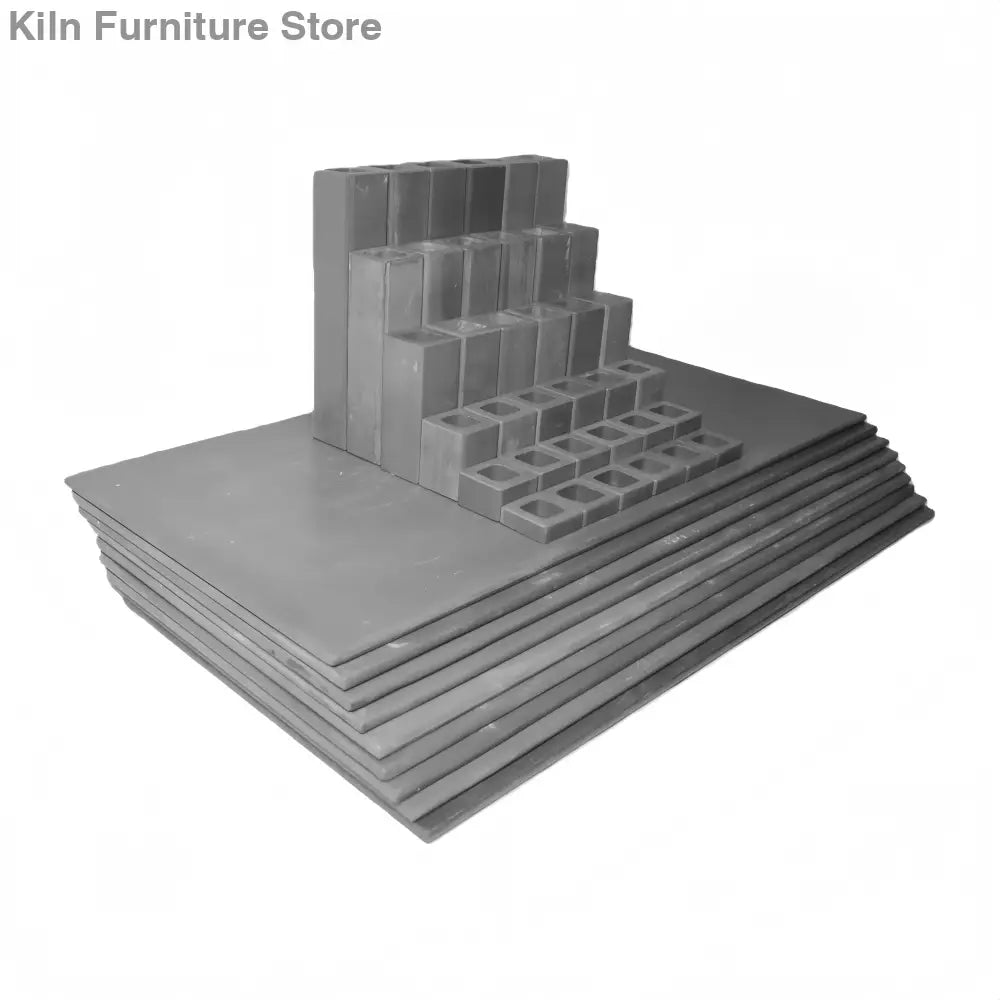 L&L Kiln Furniture Kit for T2327 DaVinci - 11’’ x 22’’ x 5/16’’: 9 pcs / Posts: 36 pcs