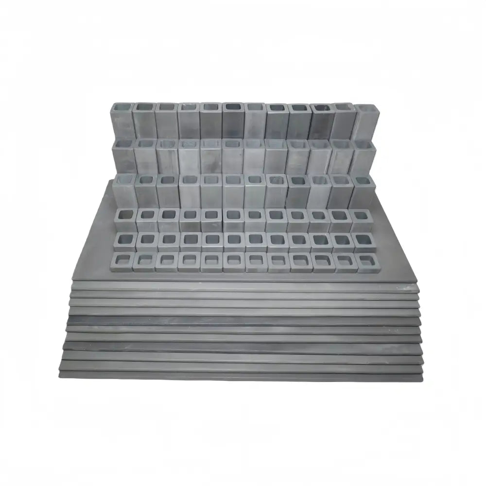 L&L Kiln Furniture Kit for T2336 DaVinci - 11’’ x 22’’ x 5/16’’ Rectangular Shelves: 12 pcs / Posts: 72 pcs