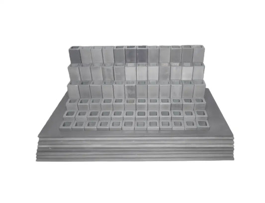 L&L Kiln Furniture Kit for X2836 DaVinci - 12’’ x 24’’ x 5/16’’: 8 pcs / Posts: 72 pcs